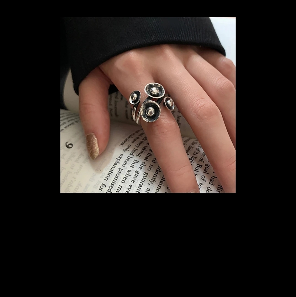 Silver plated ring - Picture 4 of 5